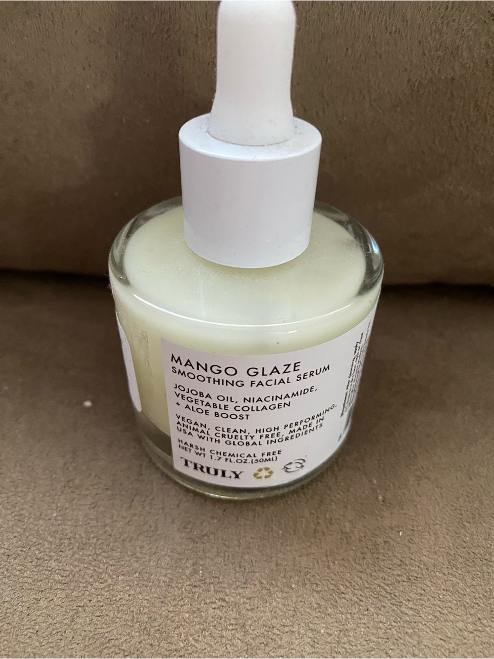TRULY Mango Glaze Smoothing Facial Serum - white